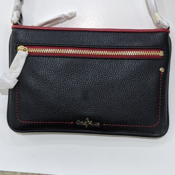 Cole Haan Parker Mini Crossbody Purse, Black NIB - Picture 2 of 5